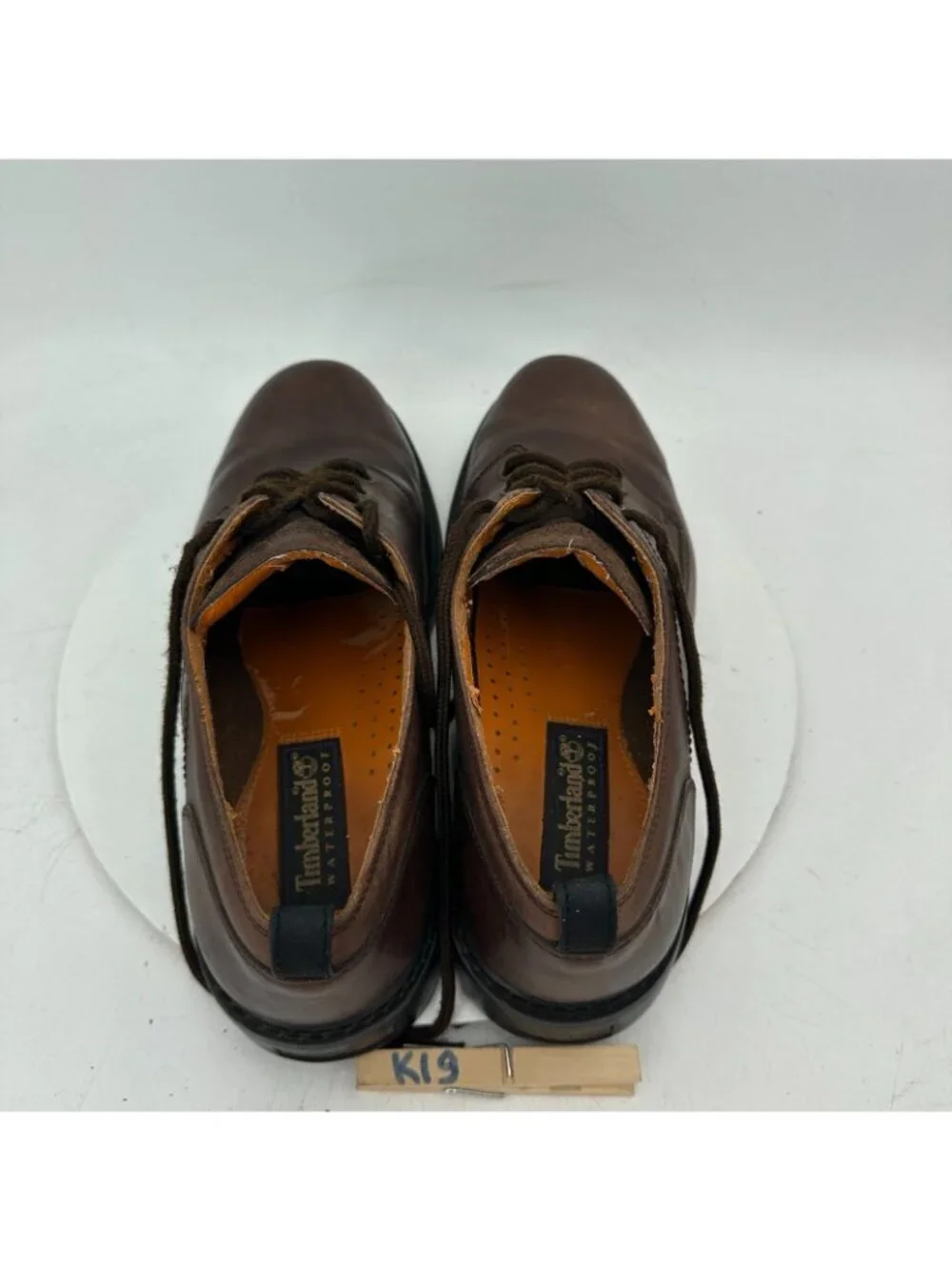Timberland Waterproof Men Size 12M 95040 Brown Leather Casual Derby Shoes